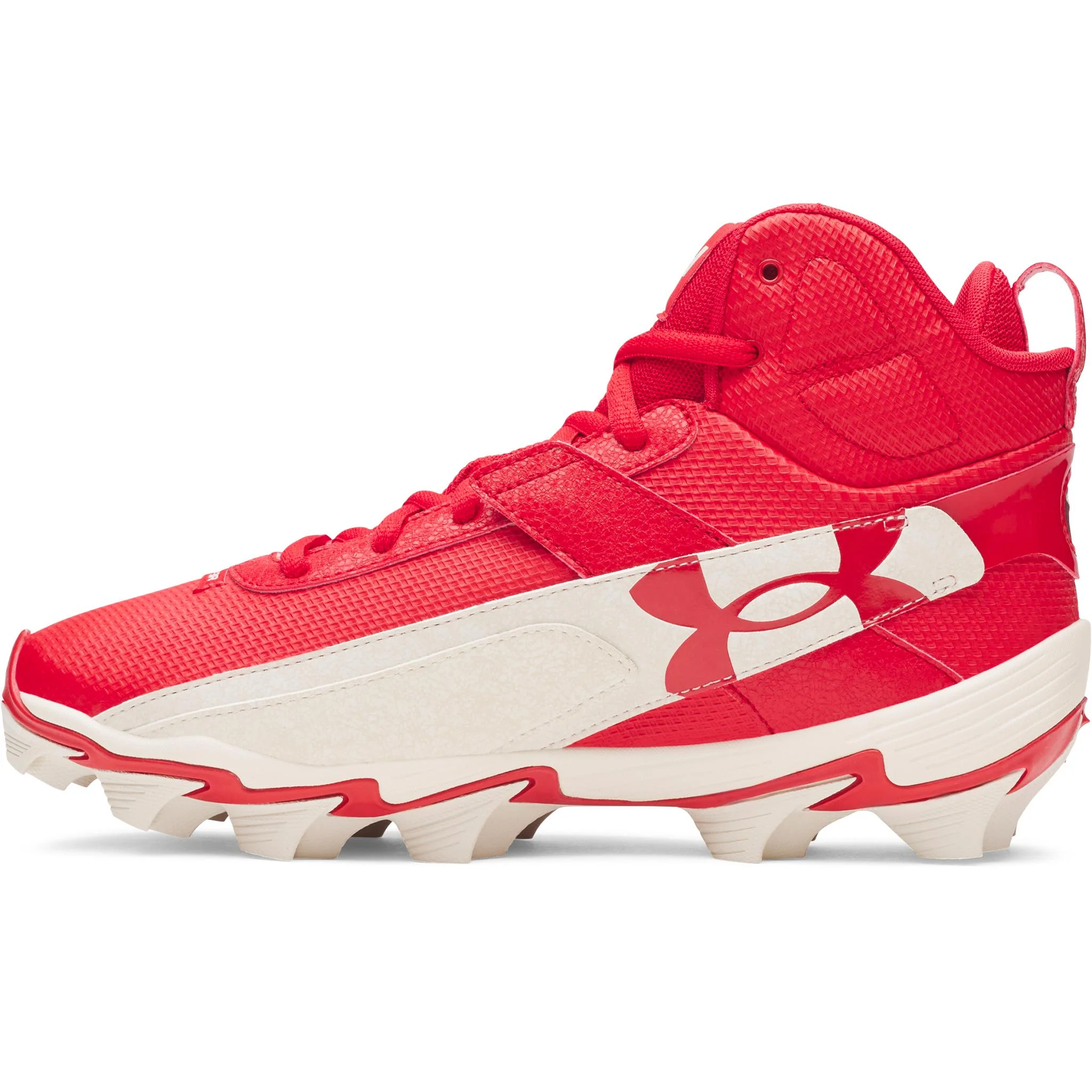 Under Armour Harper 10 RM Men's Baseball Cleats - Red/Stone/Red - Image 2