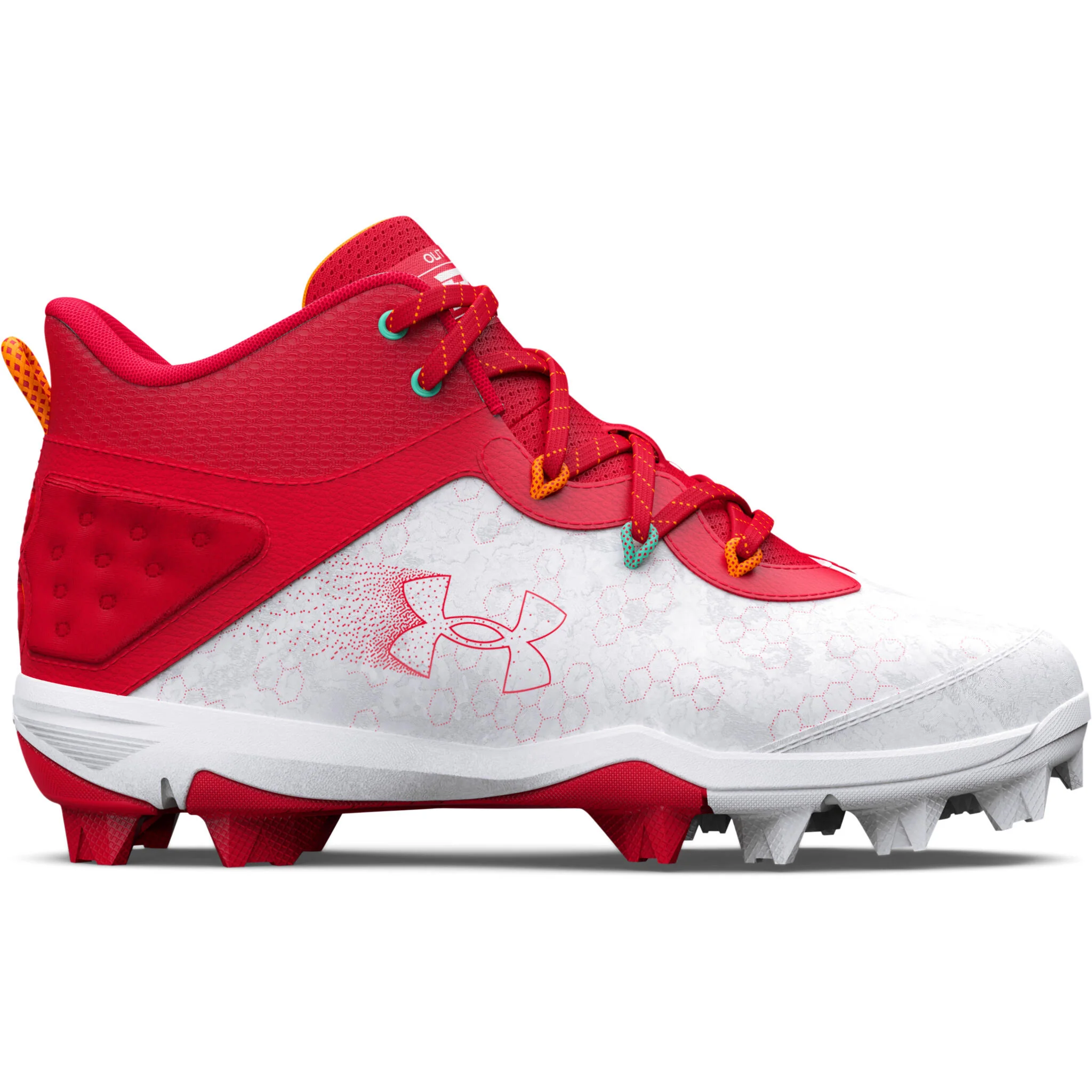 Under Armour Harper 8 RM Mid Boys Junior Baseball Cleats - Image 3