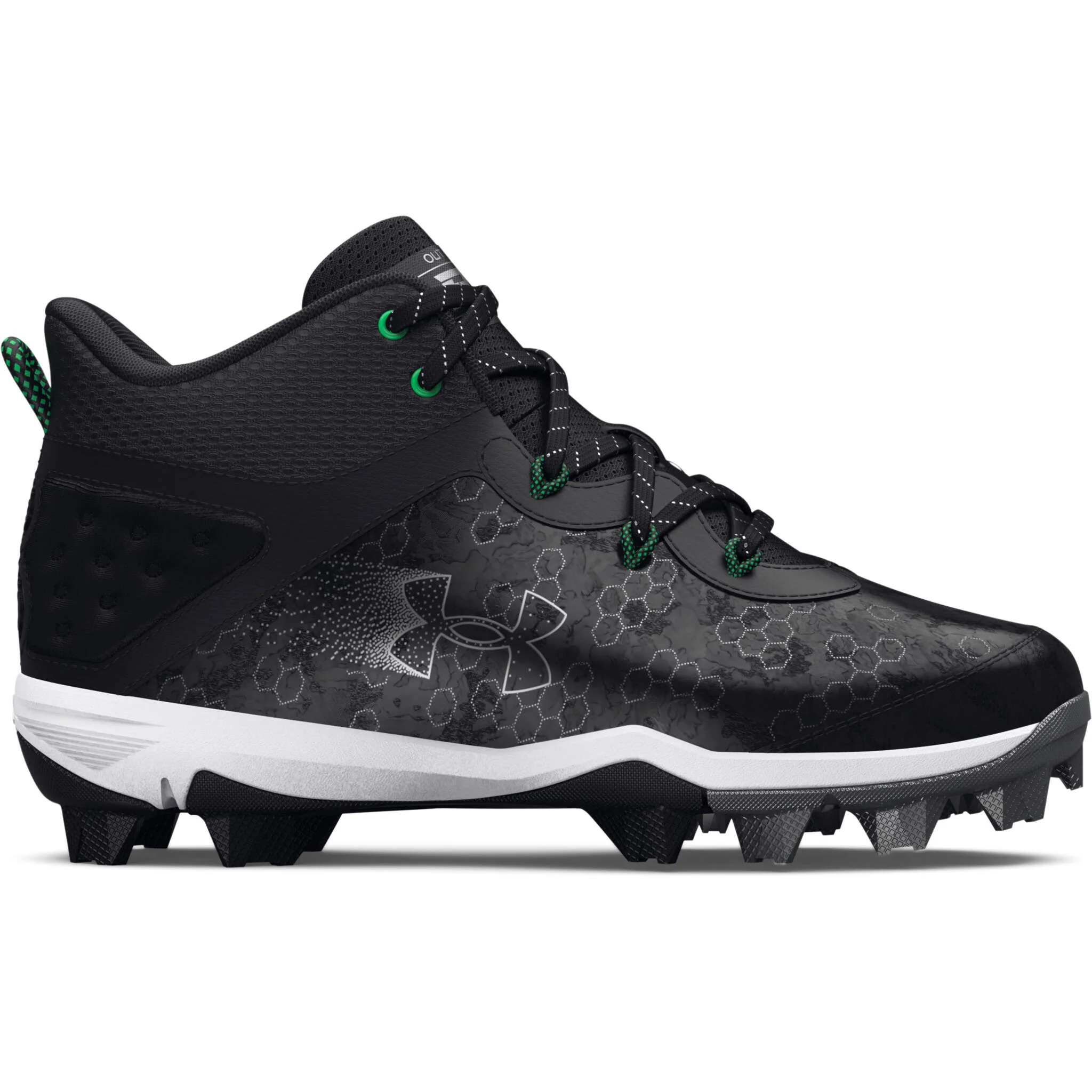 Under Armour Harper 8 RM Mid Boys Junior Baseball Cleats - Image 4