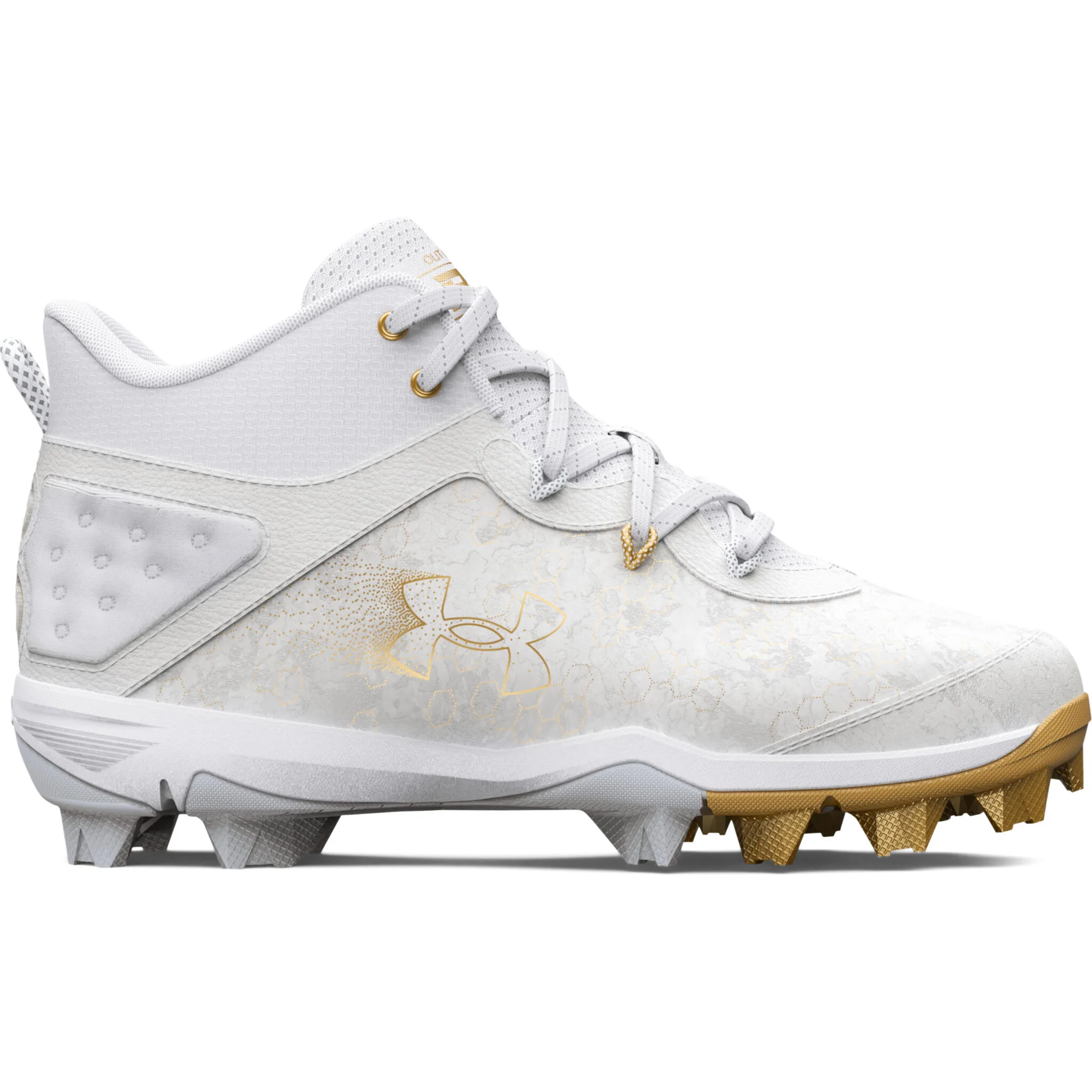 Under Armour Harper 8 RM Mid Boys Junior Baseball Cleats - Image 5
