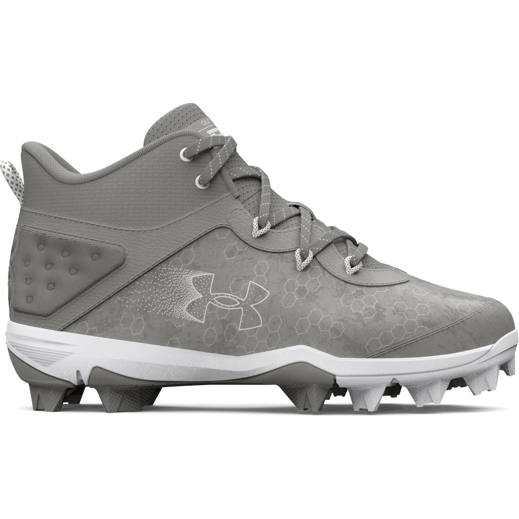 Under Armour Harper 8 RM Mid Boys Junior Baseball Cleats - Image 6