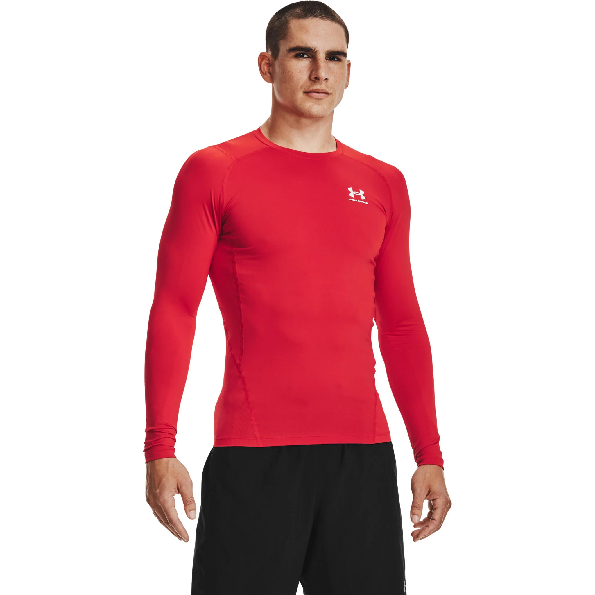 Under Armour HeatGear Armour Men's Compression Long Sleeve Shirt - Image 6