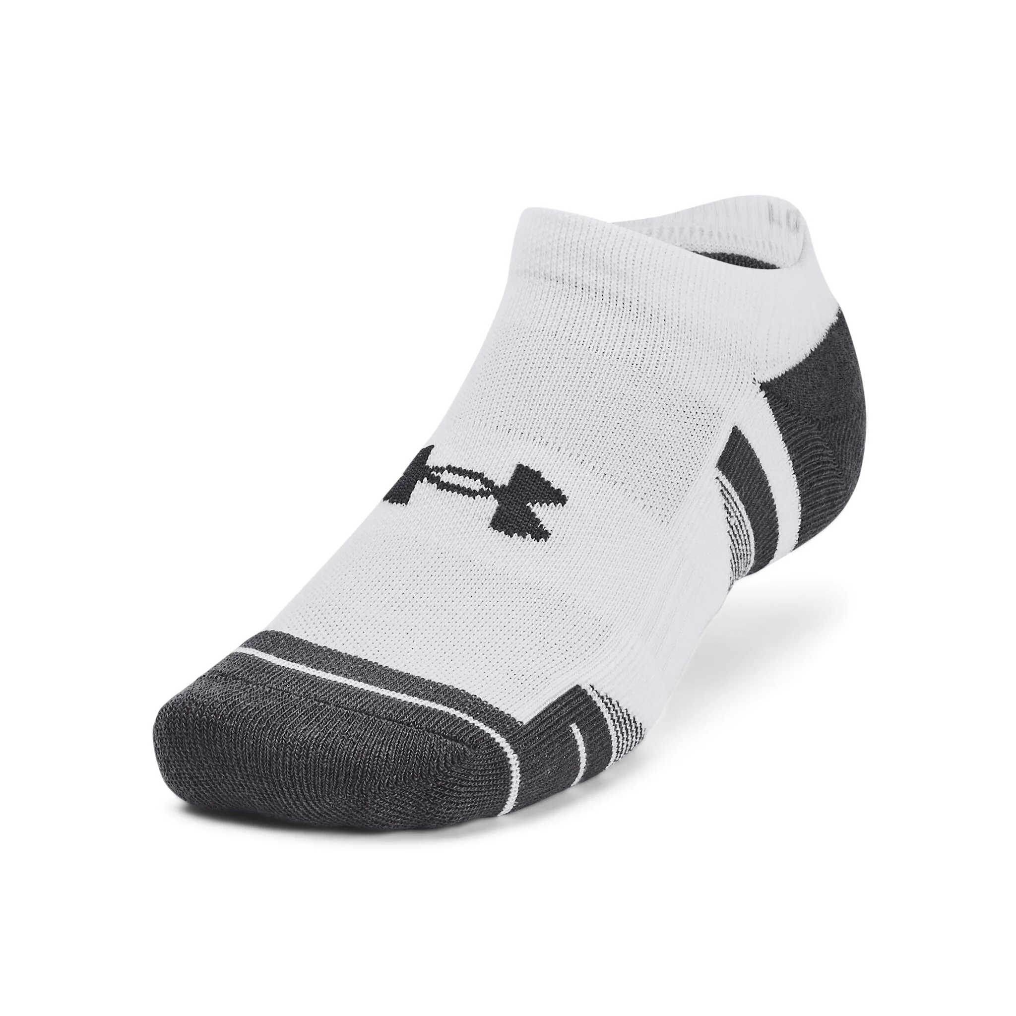 Under Armour Performance Tech No Show Unisex Socks - 3 Pack - Image 2