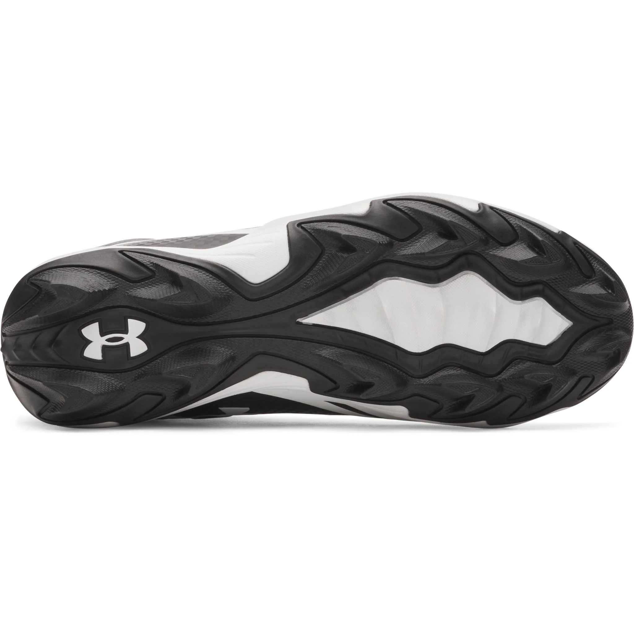 Under Armour Spotlight Hammer Jr. Football Cleats - Black/White - Image 5