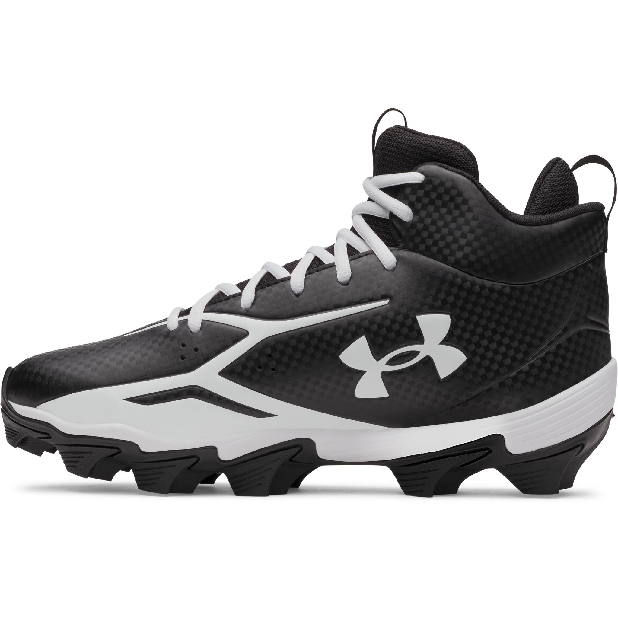 Under Armour Spotlight Hammer Men's Football Cleats - Black/White - Image 2