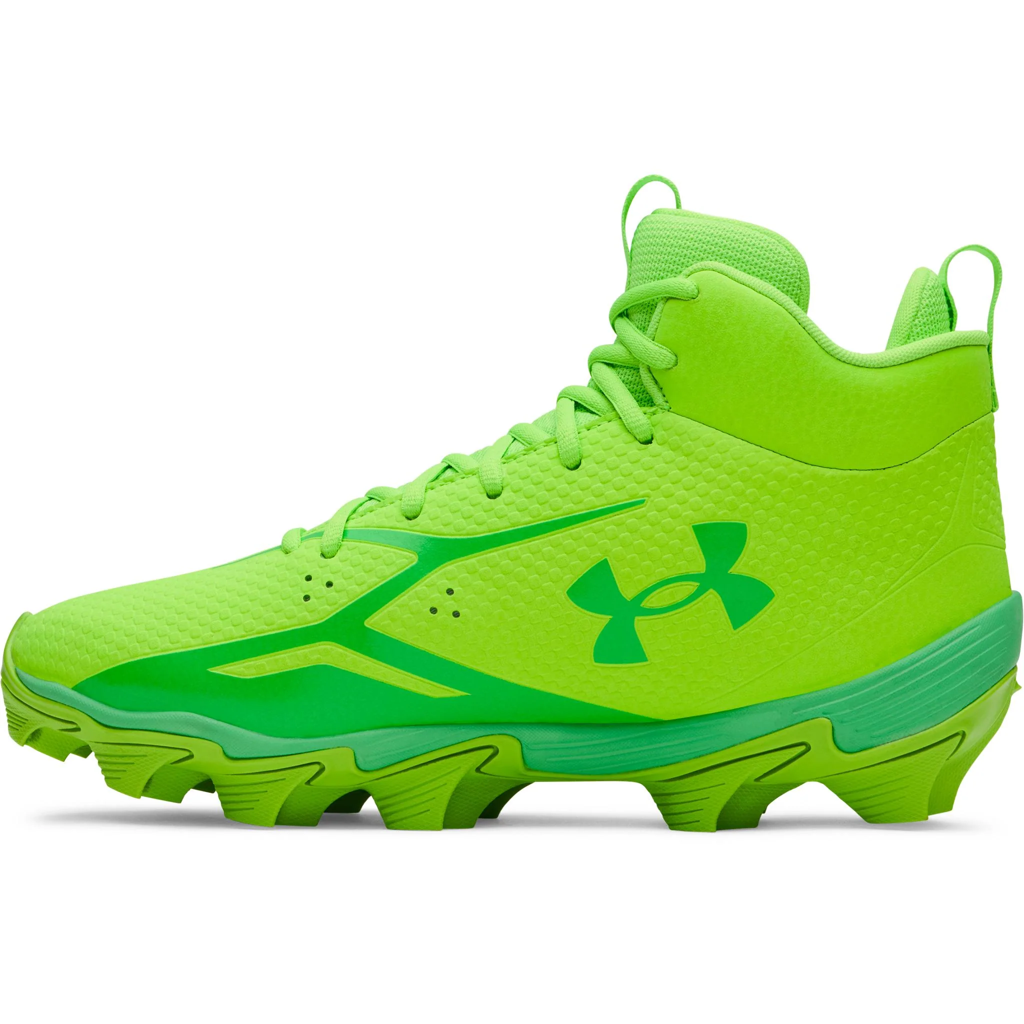 Under Armour Spotlight Hammer Men's Football Cleats - Hyper Green - Image 2