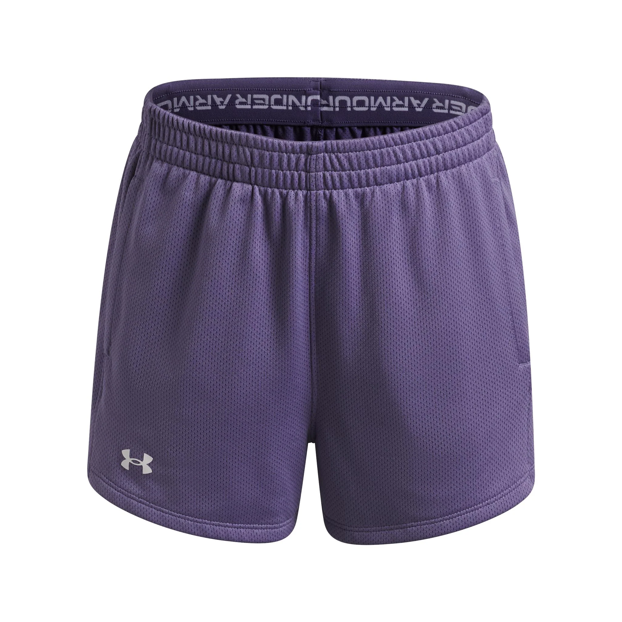 Under Armour Tech Mesh Play Up Girls Shorts - Image 3