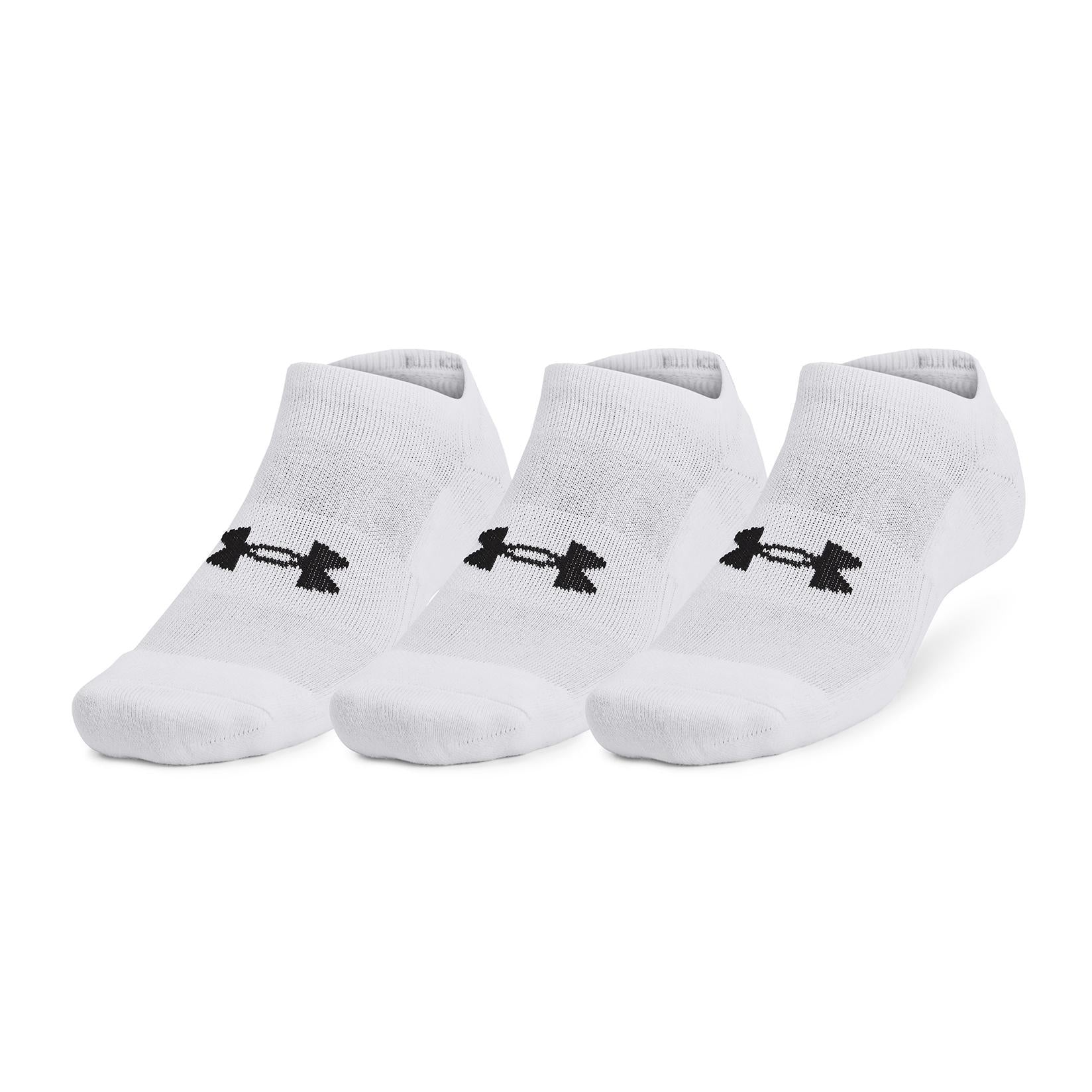 Under Armour Training Cotton No Show Unisex Socks - 3 Pack