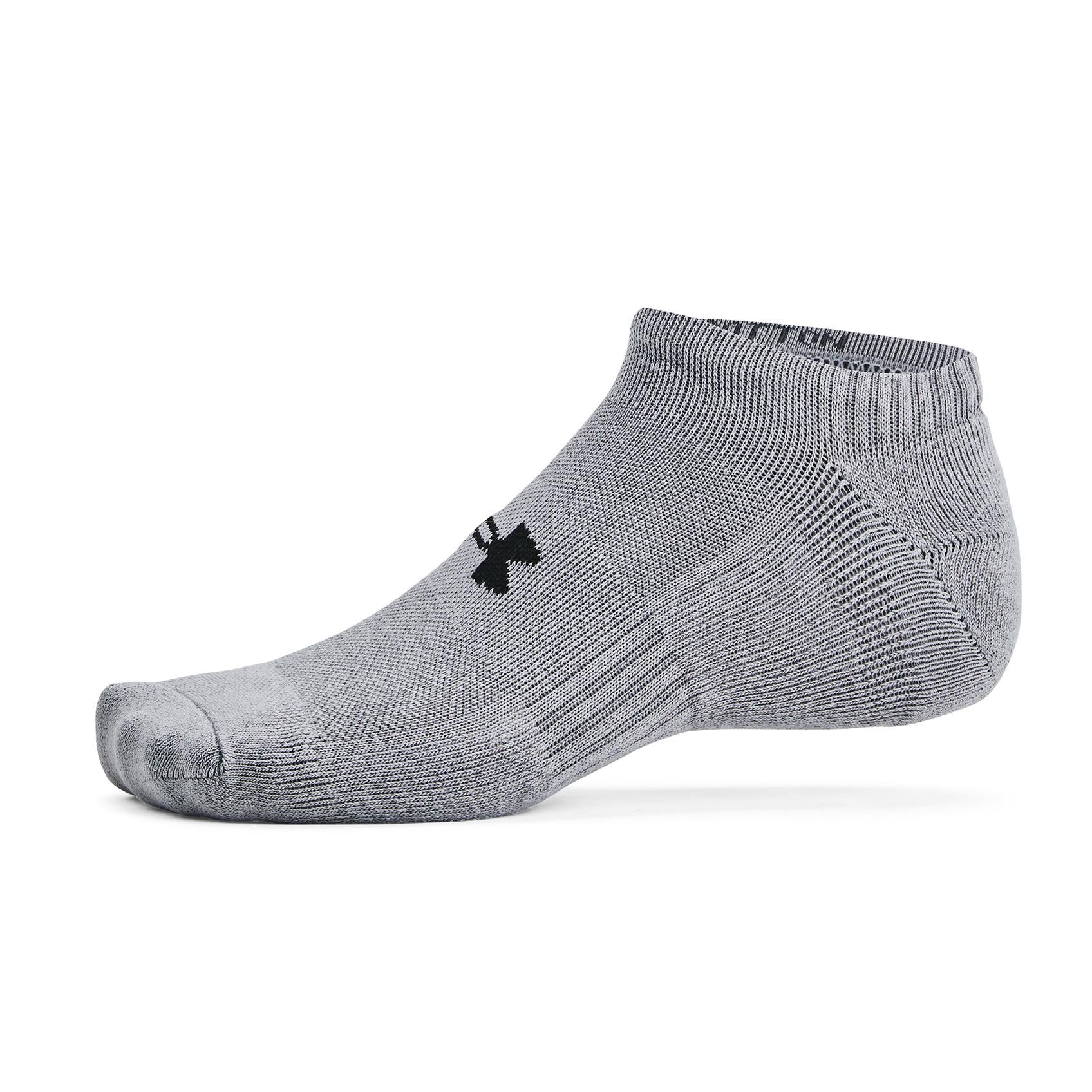Under Armour Training Cotton No Show Unisex Socks - 3 Pack - Image 4