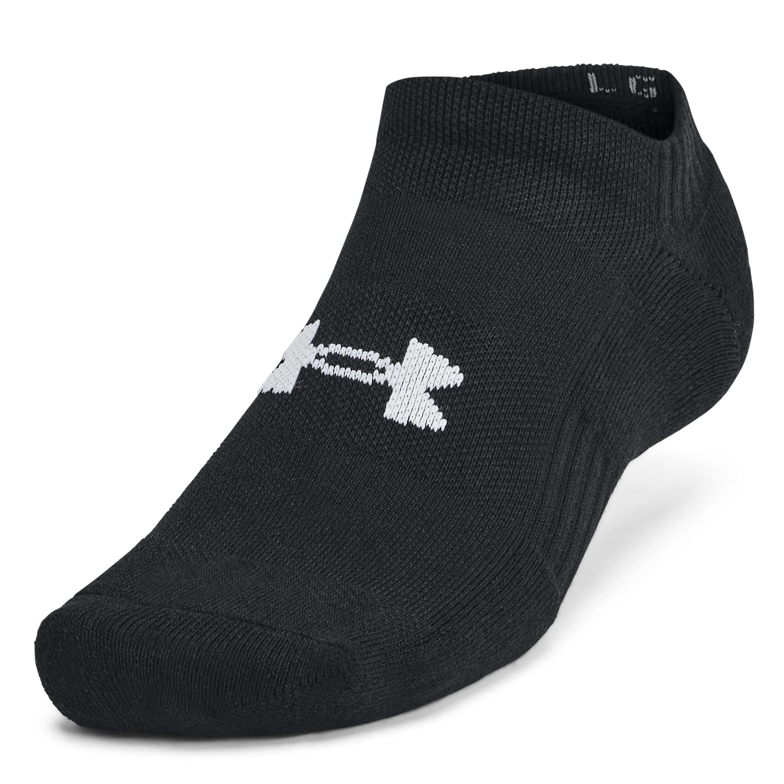 Under Armour Training Cotton No Show Unisex Socks - 3 Pack - Image 5