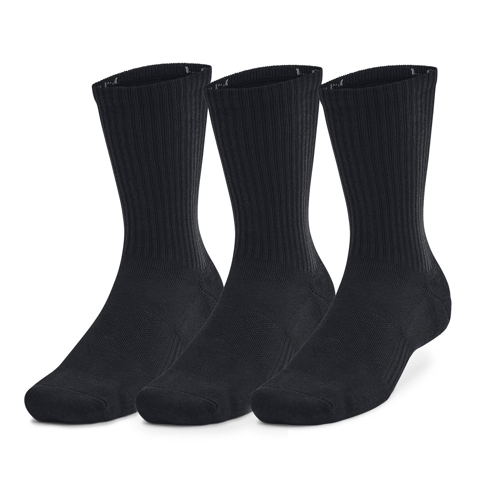 Under Armour Training Cotton Unisex Crew Socks - 3 Pack - Image 3