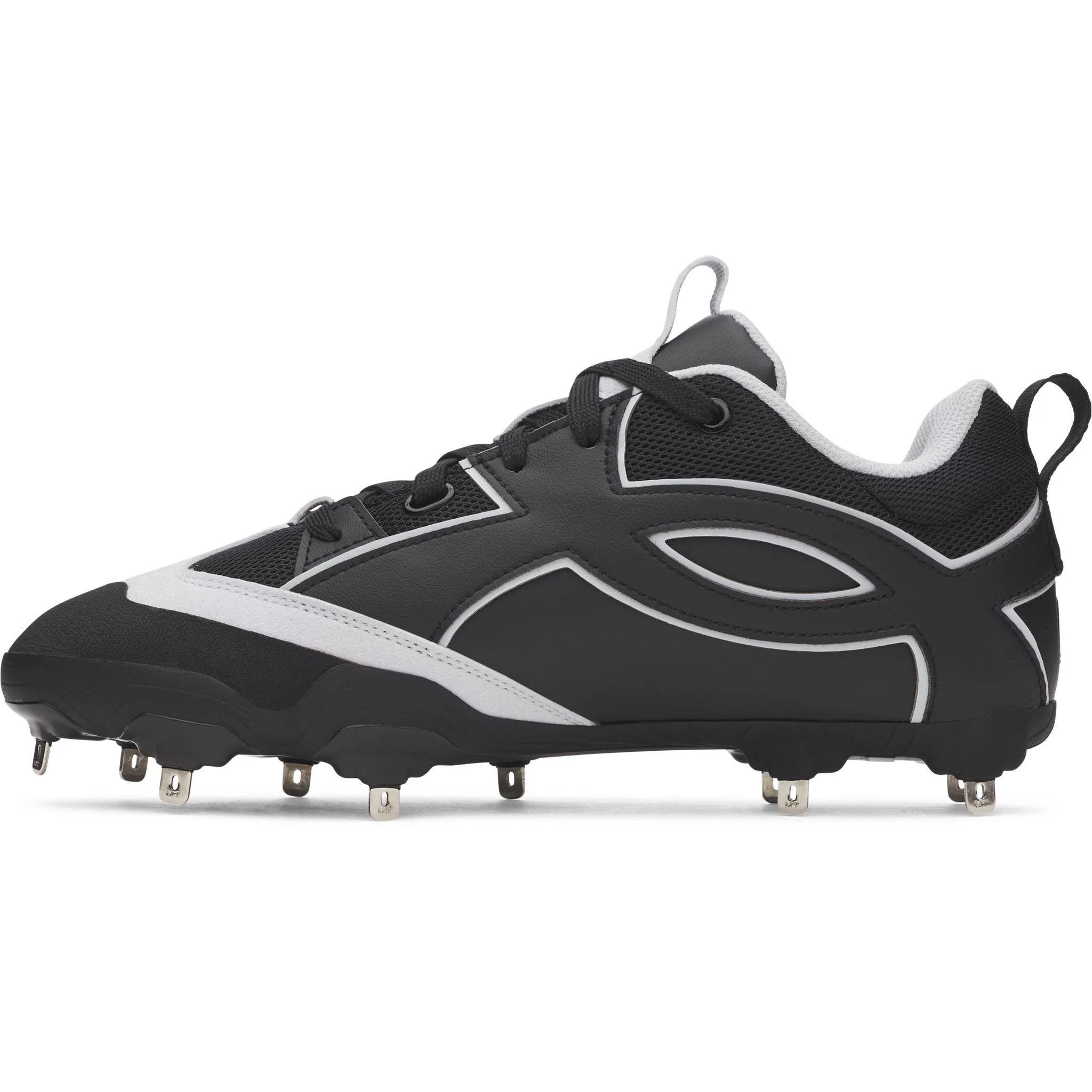 Under Armour Yard Icon MT Men's Baseball Cleats - Black/Anthracite - Image 2