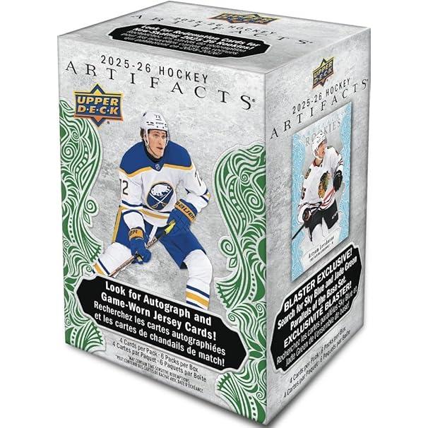 Upper Deck 2025-26 Artifacts Hockey Trading Cards - Blaster Box