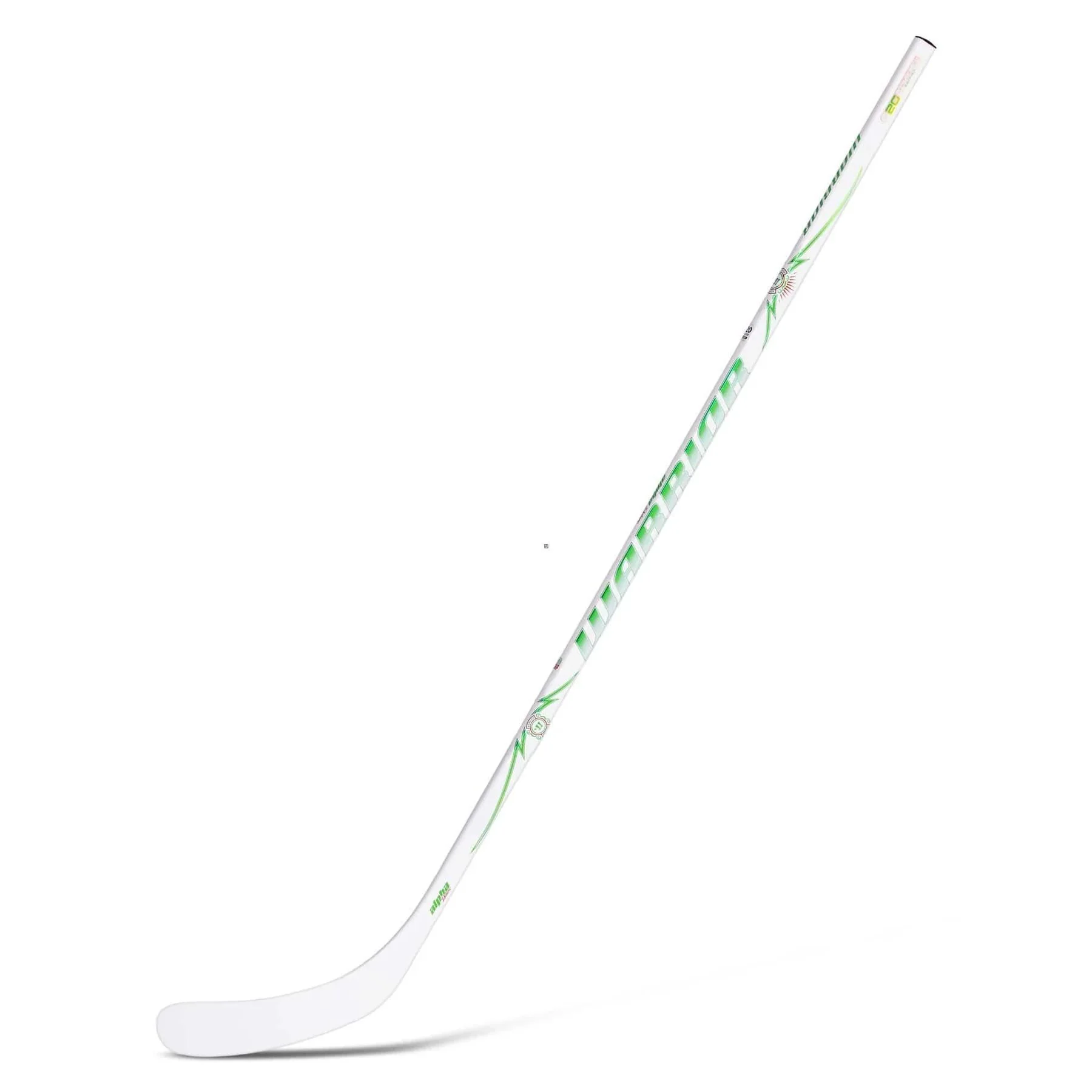 Warrior Alpha Deluxe Junior Hockey Stick - White - 50 Flex - Image 2