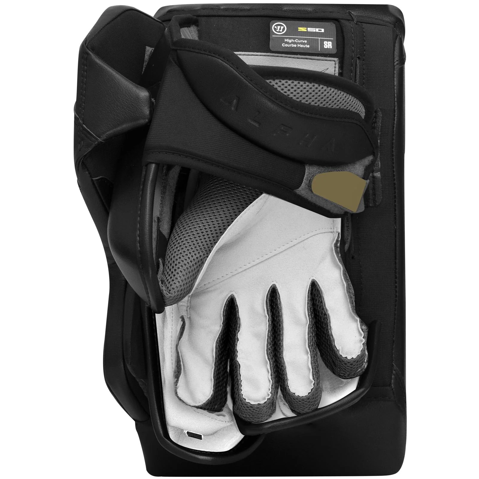 Warrior Alpha S50 High Curve Intermediate Goalie Blocker (2026) - Source Exclusive - Image 3