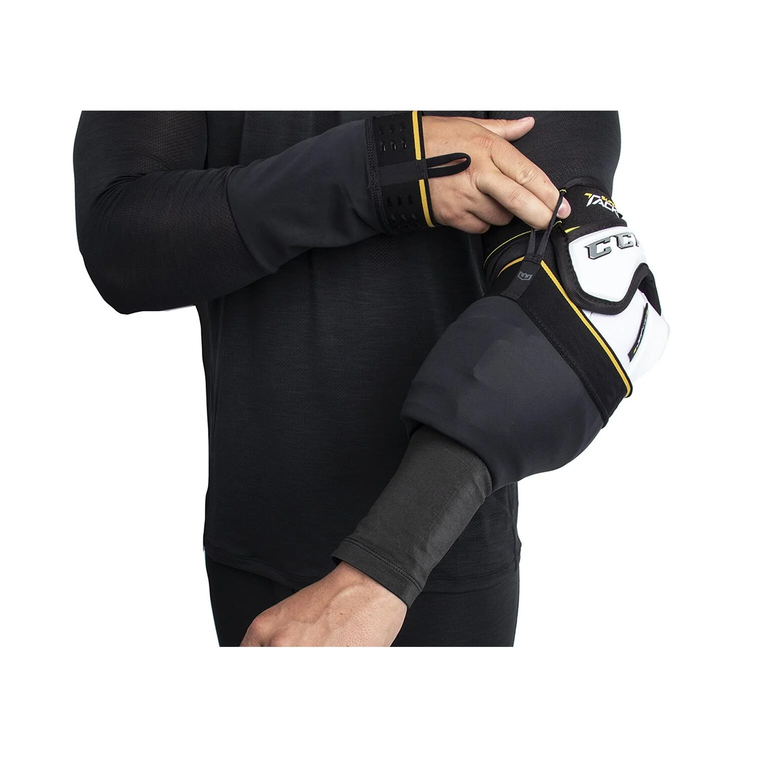 Warroad Tilo Padlock Neck And Wrist Senior Baselayer Top - Black - Image 6