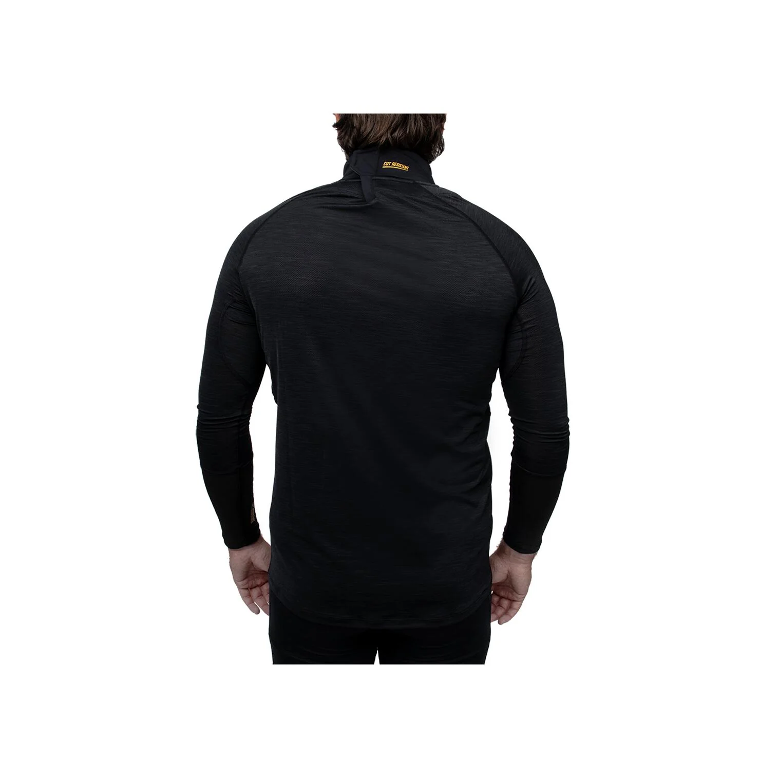 Warroad Tilo Pro Stock Neck And Wrist Senior Baselayer Top - Black - Image 2