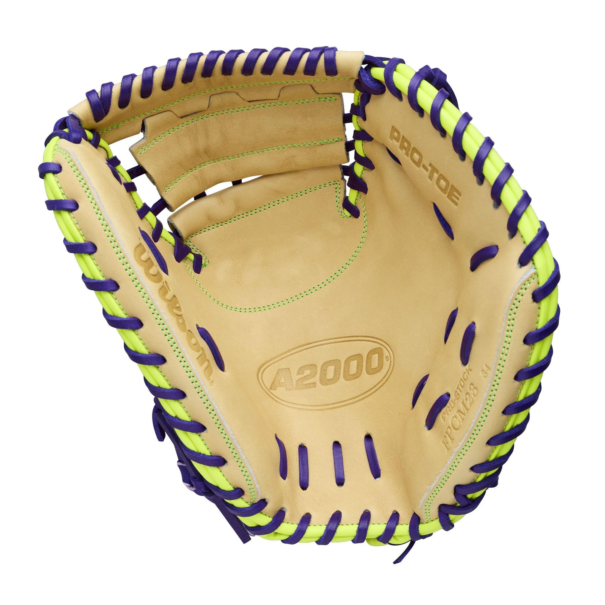 Wilson Spring 2026 A2000 FPCM23 34” Fastpitch Softball Catcher’s Mitt - Right Hand Throw - Image 2